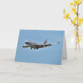 Carte Jets d'avions (Fleur jaune)