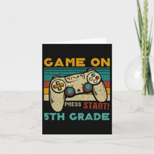 Carte Jeu À La Presse Début Jeu De 5E Année Joueur De Re