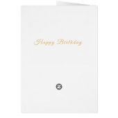Carte Jeu Anniversaire Happy Ostrich - Smile (Dos)