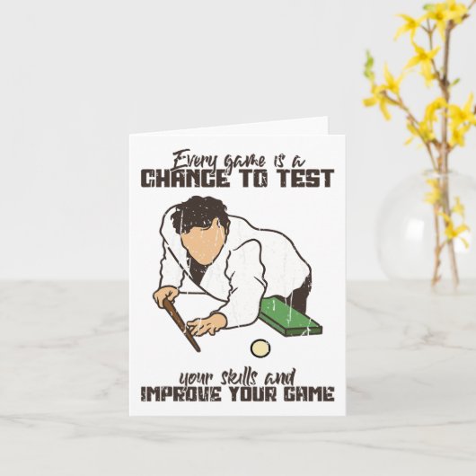 Carte Jeu Chance De Tester Les Compétences Et D'Améliore (Fleur jaune)