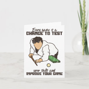 Carte Jeu Chance De Tester Les Compétences Et D'Améliore