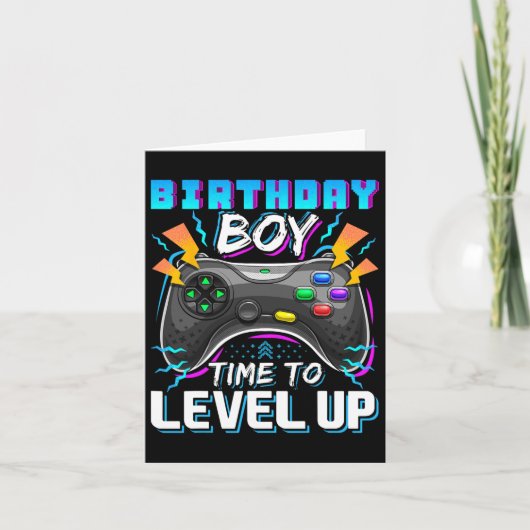 Carte Jeu d'Anniversaire Jeu d'Anniversaire Joueur 10 (Devant)