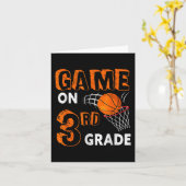 Carte Jeu De Basket De 3E Année Retour À L'École Fun Gi (Fleur jaune)