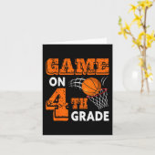 Carte Jeu De Basket De 4E Année Retour À L'École Fun Gi (Fleur jaune)