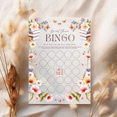 Carte Jeu de bingo Fleur sauvage Storybook