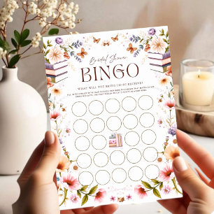 Carte Jeu de bingo Fleur sauvage Storybook