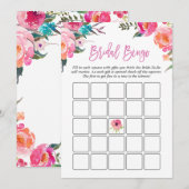 Carte Jeu de Bingo pour Enterrement de Vie de Jeune Fill (Devant / Derrière)