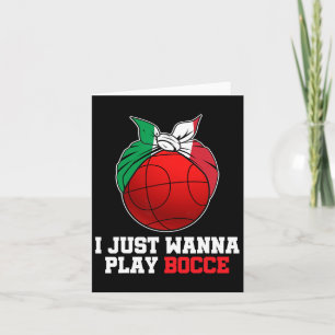 Carte Jeu de Bowling Italien Jeu Italie Bocci Joueur Boc