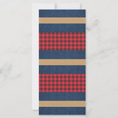 Carte Jeu De Brouillard, Jeu De Baby shower, Petit Homme (Dos)