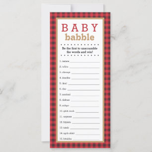 Carte Jeu De Brouillard, Jeu De Baby shower, Petit Homme