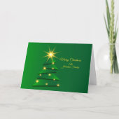 Carte Jeu de correspondances Green Christmas Tree Change (Devant)
