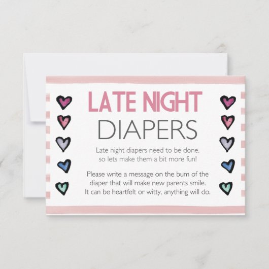 Carte Jeu de couches (Devant)