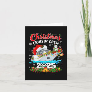 Carte Jeu de croisières de Noël des femmes 2025 Famille