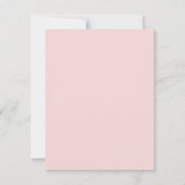 Carte Jeu de devinette pour Baby Shower Douce Lama (Dos)