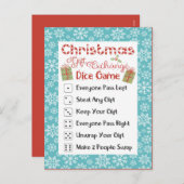 Carte Jeu de Fête Noël Dirty Père Noël (Devant / Derrière)