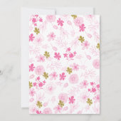 Carte Jeu de Fleurs de Mariage  "Il a Dit Elle a Dit" (Dos)