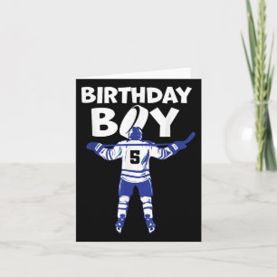 Carte Jeu de hockey sur glace 5 ans Jouer de hockey 5 an