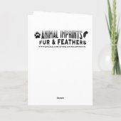 Carte Jeu de mots drôle | Joyeux Anniversaire Macareux S (Dos)