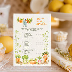 Carte Jeu de mots mêlés Locally Grown Little Sprout Baby