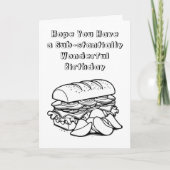 Carte Jeu de page de coloriage amusant | Joyeux annivers (Devant)