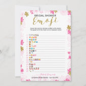 Carte Jeu de Pictionary Emoji pour enterrement de vie de (Devant)