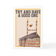 Jeu De Rugby Essayez D'Avoir Un Bon Anniversaire S