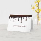 Carte Jeu de séchage au chocolat (Fleur jaune)