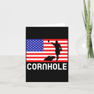 Carte Jeu de société Cornhole Hommes Femmes Drapeau amér