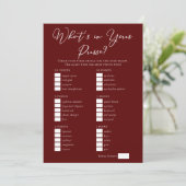 Carte Jeu de soirée de mariage téléchargeable Sac à main (Debout devant)