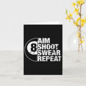 Carte Jeu de tir Aim Répéter 8 Ball Pool Billard Playe (Fleur jaune)