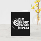 Carte Jeu de tir Aim Répéter 8 Ball Pool Billard Playe (Fleur jaune)