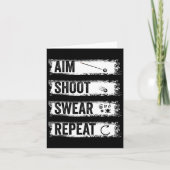 Carte Jeu de tir de but Répéter Funny Billiards Pool à 8 (Devant)