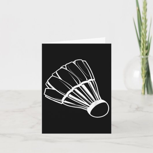 Carte Jeu de volant de badminton Sports d'intérieur (Devant)