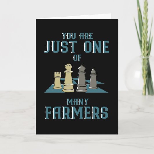 Carte Jeu d'échecs (Devant)