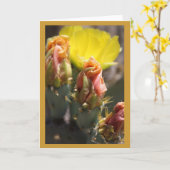 Carte Jeu d'épines (Fleur jaune)