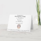 Carte Jeu d'ombre (Dos)