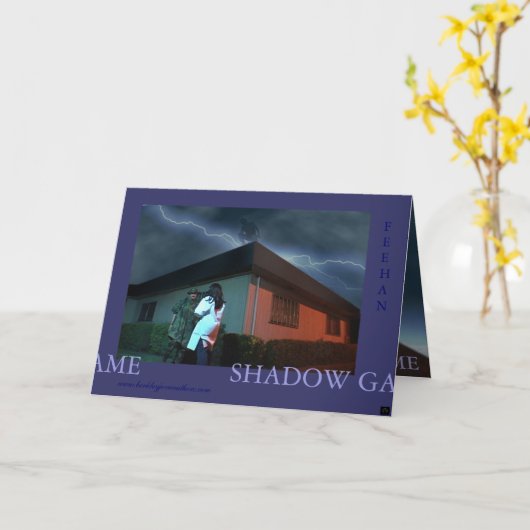 Carte Jeu d'ombre (Fleur jaune)