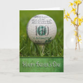 Carte Jeu fête des pères (Fleur jaune)