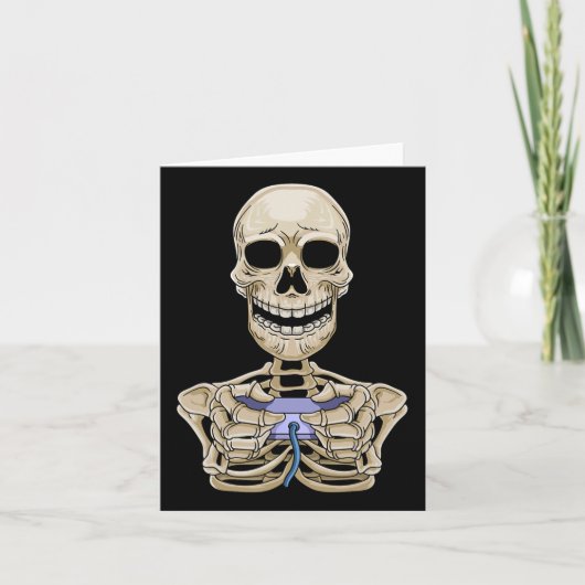 Carte Jeu Halloween Skeleton Gamer Controller (Devant)