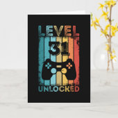 Carte Jeu niveau 31 déverrouillé 31e anniversaire Jeu ca (Fleur jaune)