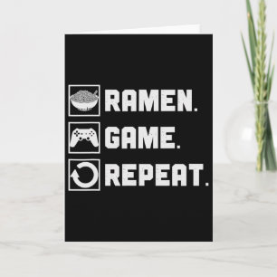 Carte Jeu Ramen Répéter Nouilles Jeux Vidéo Console Joue