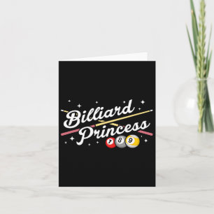 Carte Jeu Snooker Billard Princess Pool Joueurs Billia
