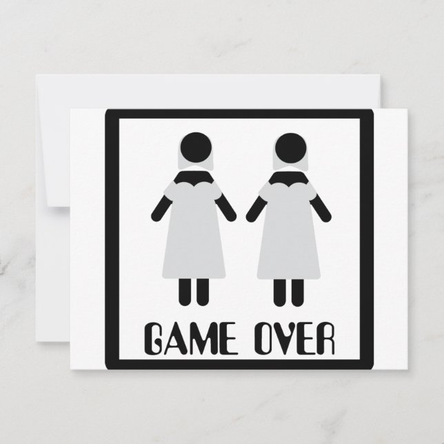 Carte jeu sur l'icône du couple lesbien (Devant)