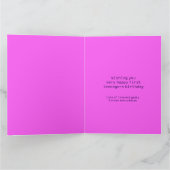 Carte Jeu sur pixel gamer 16e anniversaire fille (Intérieur)