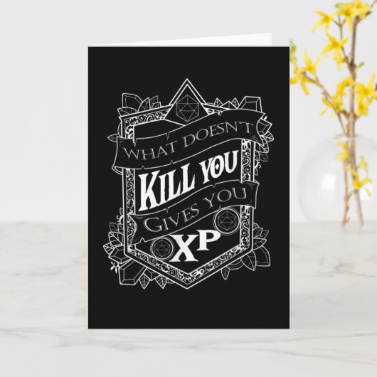 Carte Jeu Tabletop vous donne XP Dice (Fleur jaune)