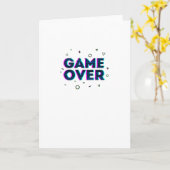 Carte Jeu terminé (Fleur jaune)