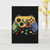 Carte Jeu vidéo de construction de blocs de briques pour (Fleur jaune)