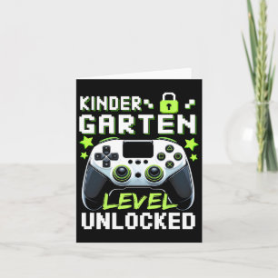Carte Jeu Vidéo Déverrouillé Niveau Maternelle Retour À