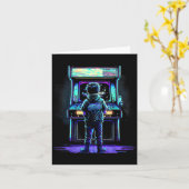 Carte Jeu Vidéo Vintage Rétro Arcade 3  (Fleur jaune)