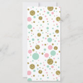 Carte Jeu Word Scramble, Jeu Baby shower, Parties scinti (Dos)